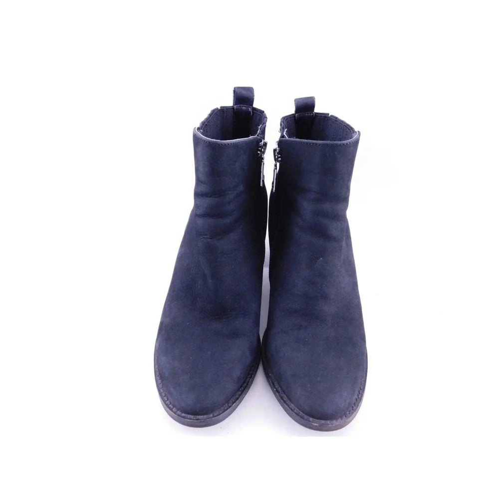 Blondo Black Waterproof Leather Side Zip‎ Boots Shoes B6644-014 Womens sz 9 M